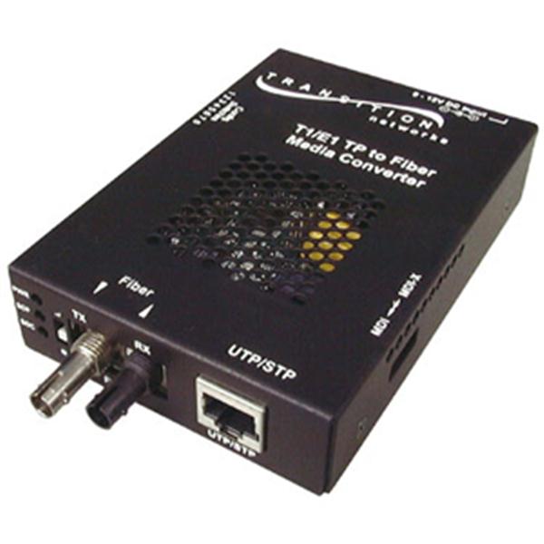 SSDTF1013-105 Transition T1/E1 RJ45 to 850nm MMF SC 2km SA multimode Media Converter