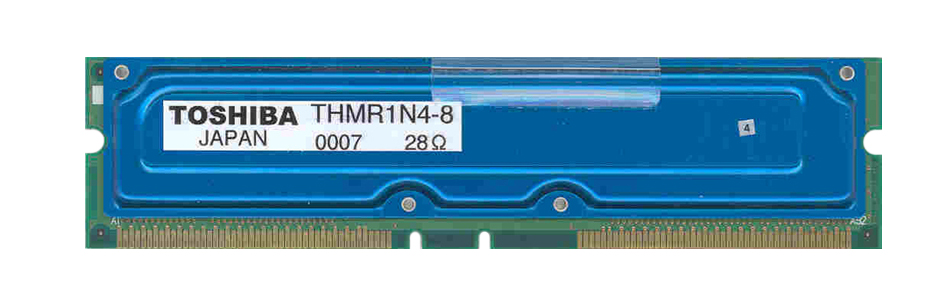 THMR1N4-8 Toshiba 64MB PC800 800MHz non-ECC 184-Pin RDRAM RIMM Memory Module