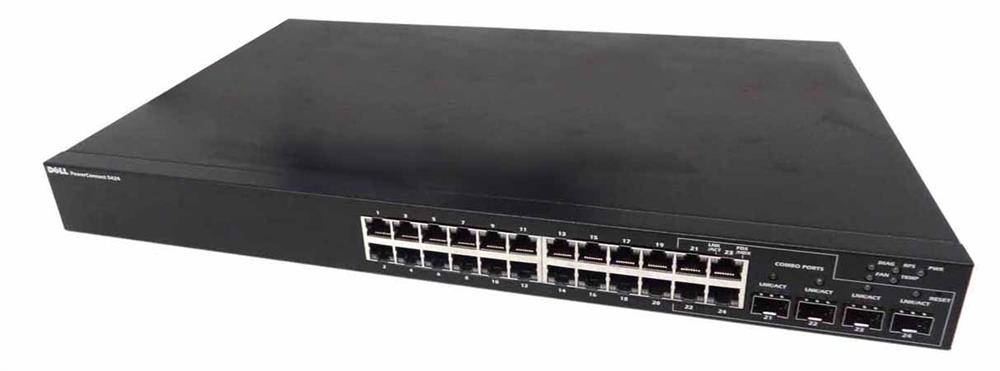 UR001 Dell PowerConnect 5424 24-Ports Gigabit Layer 2 Managed Switch (Refurbished)
