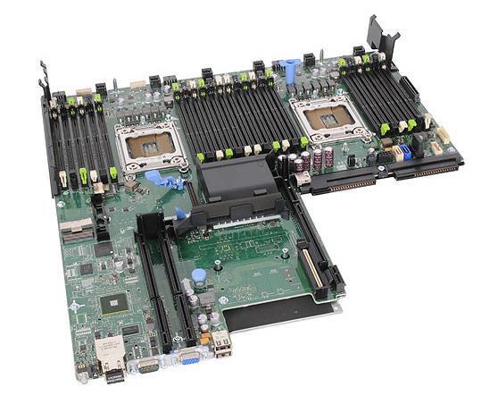 VWT90 Dell System Board (Motherboard) Dual Socket LGA2011 for PowerEdge R720 Server (Refurbished)