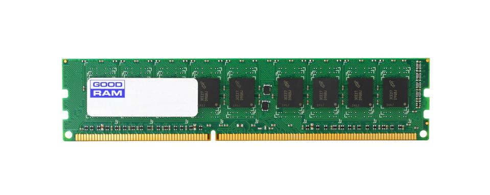 W-MEM1600E38GMLV Goodram 8GB PC3-12800 DDR3-1600MHz ECC Unbuffered CL11 240-Pin DIMM 1.35V Low Voltage Dual Rank Memory Module
