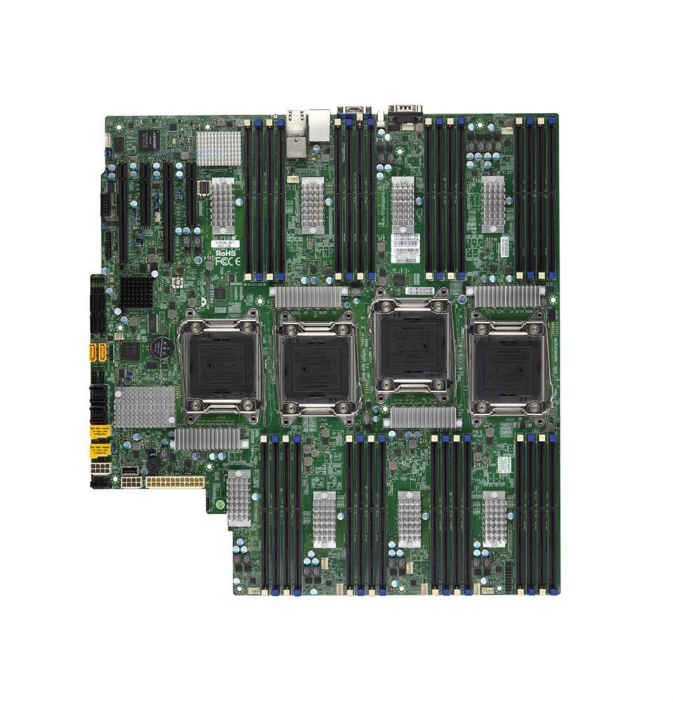 X10QBL-4 SuperMicro Quad Socket LGA 2011 Intel C602J Chipset Xeon Processor E7-8800 v4/v3 E7-4800 v4/v3 Processors Support DDR4 32x DIMM 2x SATA3 6.0Gb/s Proprietary Server Motherboard (Refurbished)