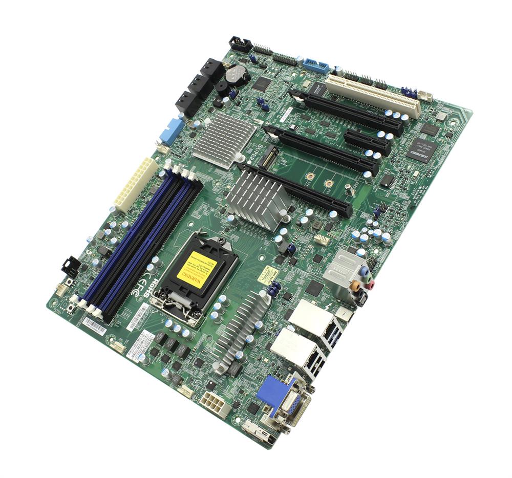 X11SATFO SuperMicro Socket H4 LGA 1151 Xeon E3-1200 v5 / v6 Intel C236 Chipset DDR4 4 x DIMM 6 x SATA 6Gbps ATX Server Motherboard (Refurbished)