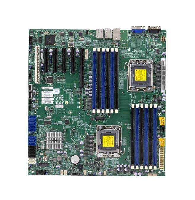 X9DB3-TPF SuperMicro Dual Socket B2 LGA 1356 Intel C606 Chipset Xeon E5-2400 V2 Processors Support DDR3 12x DIMM 2x SATA Server Motherboard (Refurbished)