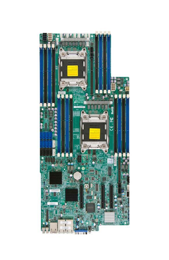 X9DRFF-7+ SuperMicro Dual Socket R LGA 2011 Intel C602 Chipset Xeon E5-2600/ E5-2600 V2 Processors Support DDR3 16x DIMM 4x SATA Proprietary Server Motherboard (Refurbished)
