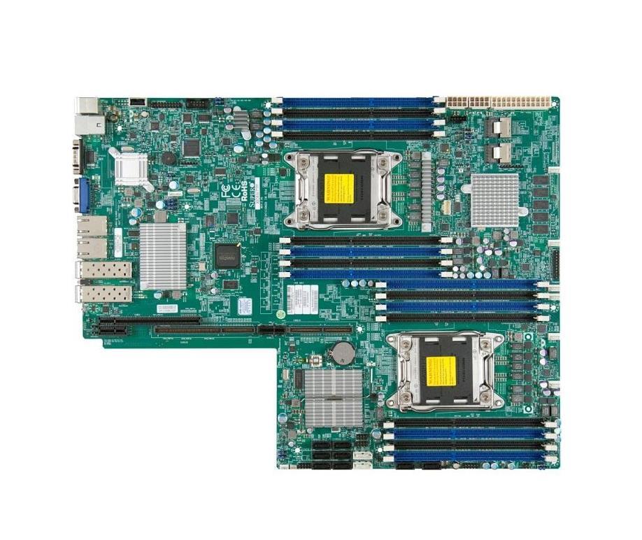 X9DRW-iTPF+ SuperMicro Socket Dual R LGA 2011 Intel C602J Chipset Xeon E5-2600 / E5-2600 v2 Processors Support DDR3 24x DIMM 4x SATA2 3.0Gb/s Proprietary WIO Server Motherboard (Refurbished)