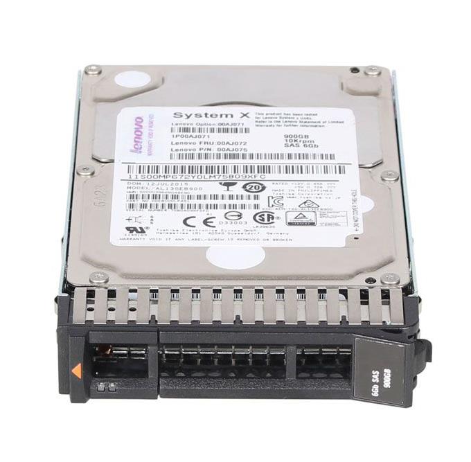 00NA616 Lenovo 900GB 10000RPM SAS 6Gbps 2.5-inch Internal Hard Drive