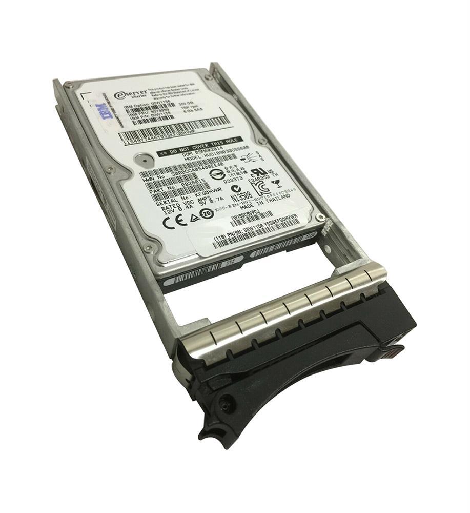 00W1156-06 IBM 300GB 10000RPM SAS 6Gbps Hot Swap 2.5-inch Internal Hard Drive for DS3524