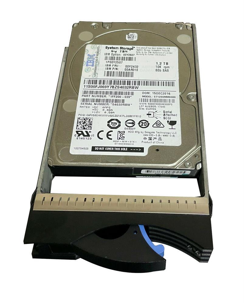 00Y2507-RMK IBM 1.2TB 10000RPM SAS 6Gbps 2.5-inch Internal Hard Drive