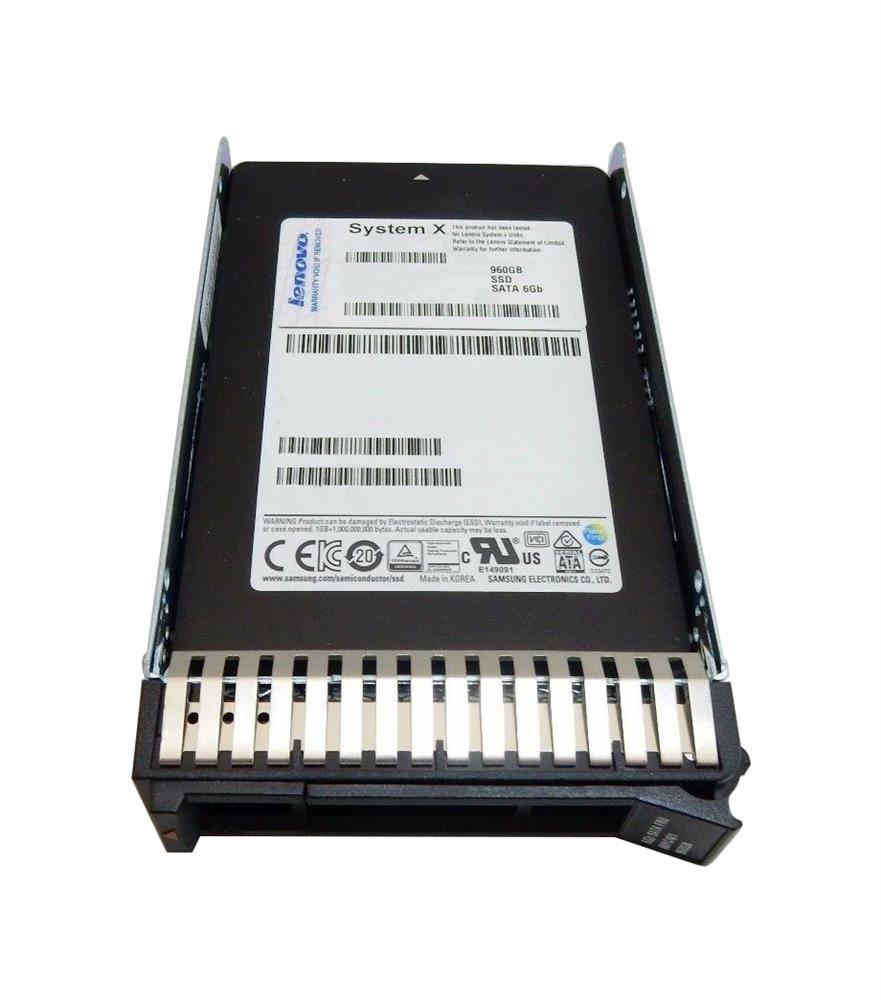 00YK197 Lenovo 960GB SATA 6Gbps Hot Swap 2.5-inch Internal Solid State Drive (SSD)