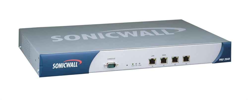 01-SSC-5485 SonicWALL Pro 2040 VPN/Firewall with 24x7 Support 1x 10/100Base-TX LAN 1x 10/100Base-TX WAN 1x 10/100Base-TX DMZ (Refurbished)
