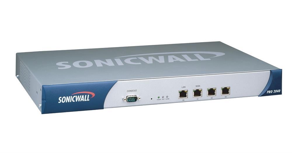 01-SSC-5700 SonicWALL PRO Enhanced 2040 VPN/Firewall 1 x 10/100Base-TX LAN 1 x 10/100Base-TX WAN 1 x 10/100Base-TX DMZ 1 x Management 1 x 10/100Base-TX (Refurbished)
