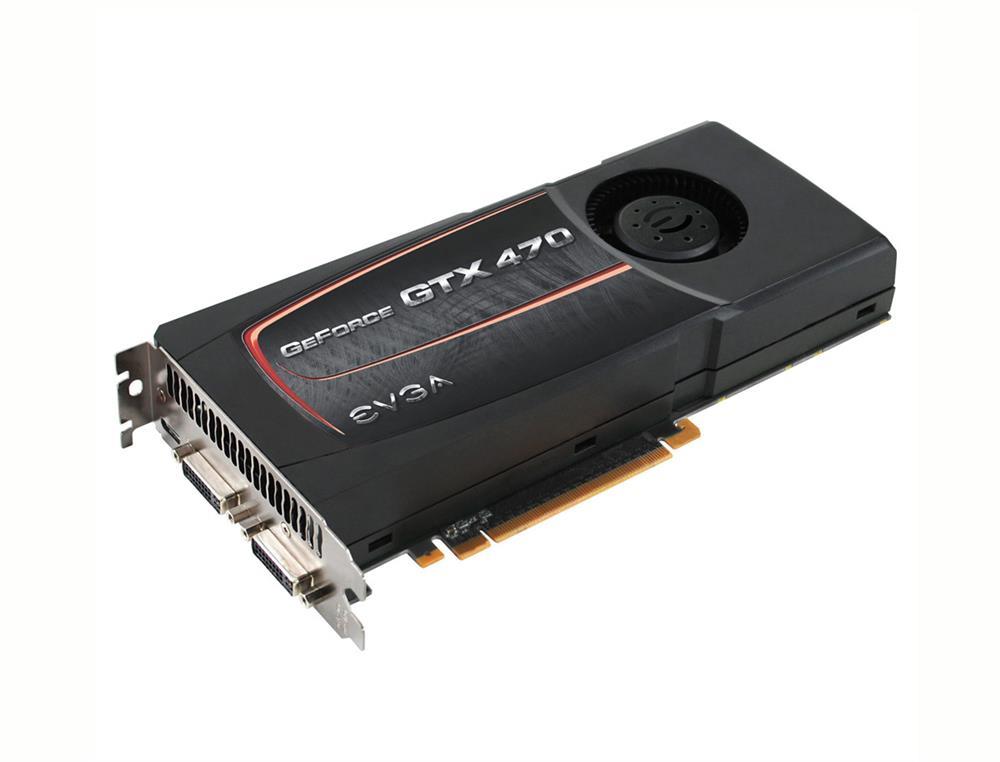 012-P3-1472-LA EVGA GeForce GTX 470 1280MB GDDR5 320-Bit HDMI / Dual DVI PCI-Express 2.0 x16 Video Graphics Card
