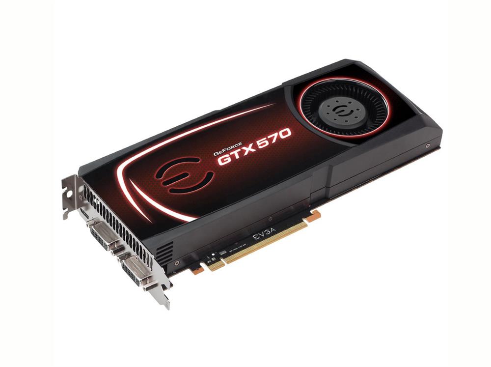 012-P3-1576 EVGA Nvidia GeForce GTX 570 1280MB GDDR5 320-Bit HDCP Ready SLI Support PCI-Express 2.0 x16 Video Graphics Card
