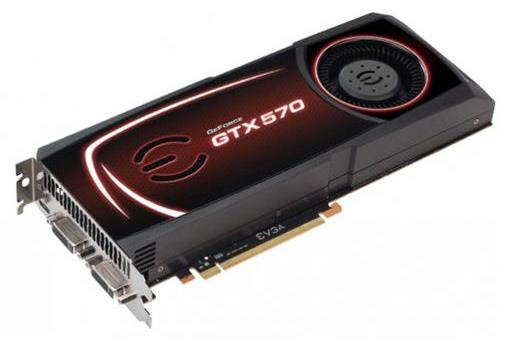 012-P3-1578-B1 EVGA Nvidia GeForce GTX 570 1280MB GDDR5 320-Bit HDMI / DisplayPort / Dual DVI PCI-Express 2.0 x16 Video Graphics Card