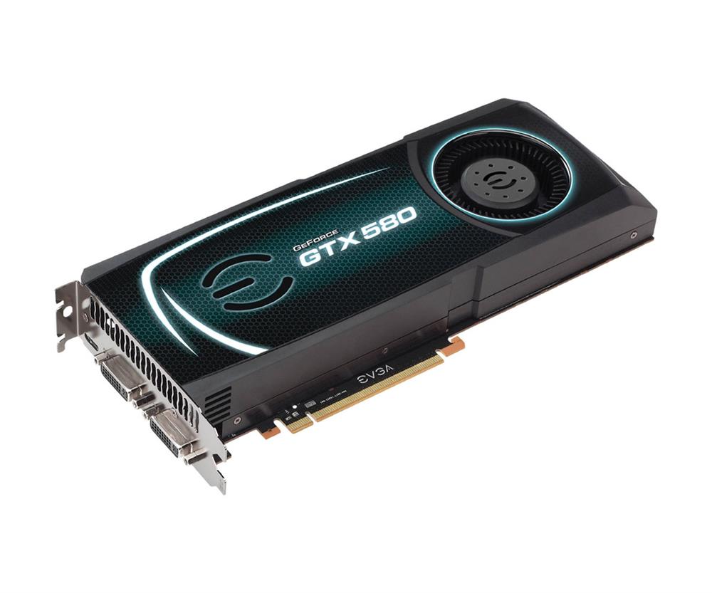 015-P3-1582-B3 EVGA Nvidia GeForce GTX 580 1536MB GDDR5 384-Bit Mini HDMI / Dual DVI PCI-Express 2.0 x16 Video Graphic Card