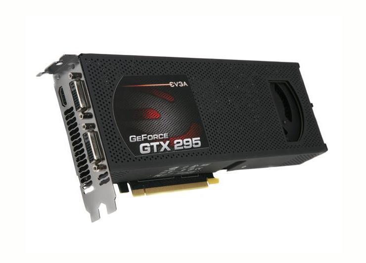 017-P3-1291-FR EVGA Nvidia GeForce GTX 295 1729MB 896-Bit GDDR3 HDMI / Dual DVI PCI-Express 2.0 x16 Video Graphics Card