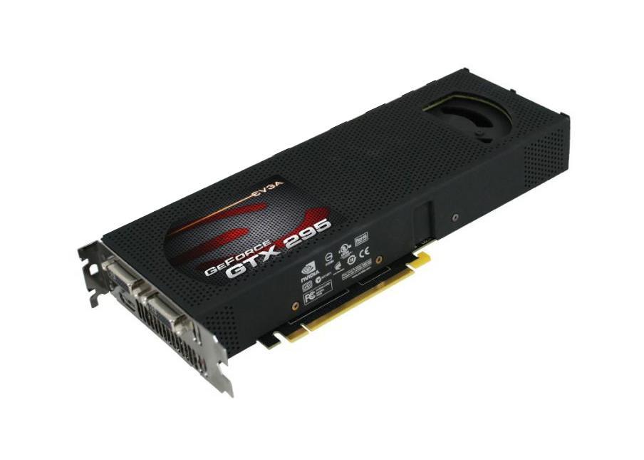 017-P3-1292-TX EVGA Nvidia GeForce GTX 295 Plus 1792MB GDDR3 896-Bit Dual HDMI / DVI HDCP PCI-Express 2.0 x16 Ready / SLI Supported Video Graphics Card