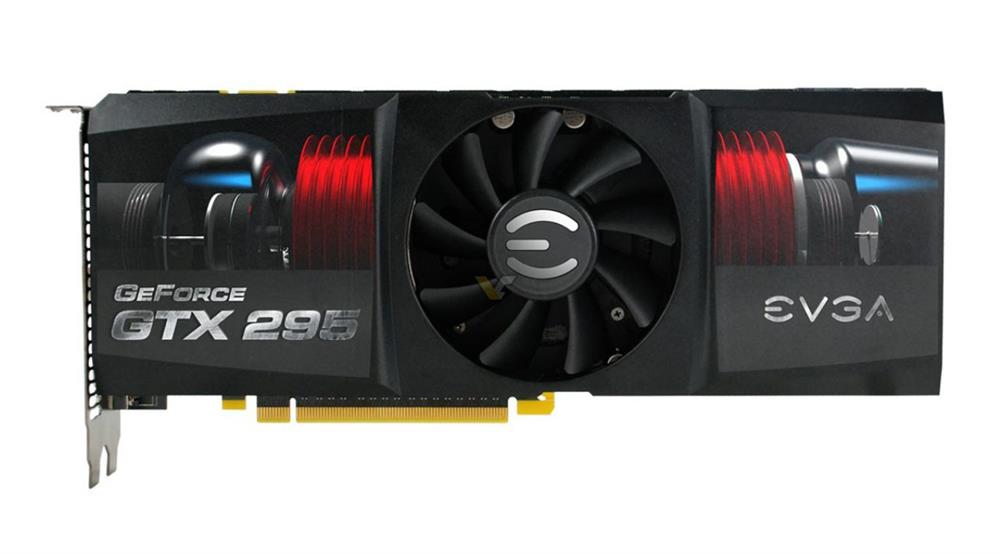 017-P3-1298-AR EVGA GeForce GTX 295 CO-OP FTW Edition 1792MB DDR3 896-Bit (2x 448-Bit) HDMI / Dual DVI HDCP Ready / SLI Supported PCI-Express 2.0 x16 Video Graphics Card