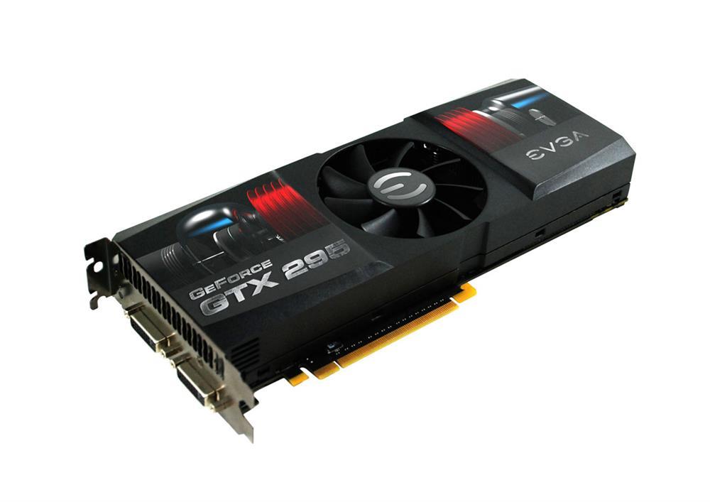 017-P3-1299-TR EVGA GeForce GTX 295 Hydro Copper Edition 1.7GB GDDR3 896-Bit (2x 448-Bit) PCI-Express 2.0 x16 HDCP Ready/ SLI Support Video Graphics Card