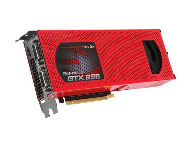 017P31294TR EVGA Nvidia GeForce GTX 295 1729MB 896-Bit GDDR3 Dual HDMI / DVI PCI-Express 2.0 x16 Video Graphics Card