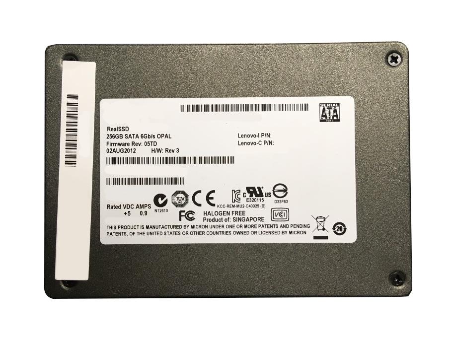 01AY598 Lenovo 256GB MLC SATA 6Gbps (Opal 2.0) 2.5-inch Internal Solid State Drive (SSD)