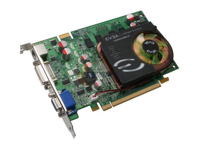 01G-P2-N795-DX EVGA GeForce 8600GT 1GB 128-Bit GDDR2 PCI Express x16 HDCP Ready/ SLI Support Video Graphics Card