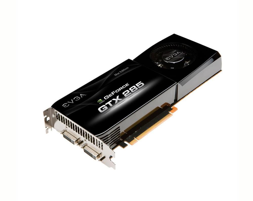 01G-P3-1080-A1 EVGA GeForce GTX 285 1GB DDR3 512-Bit PCI-Express 2.0 x16 HDCP Ready SLI Support Video Graphics Card for Mac Pro 2009-2012