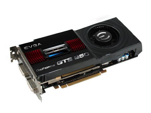 01G-P3-1156-B2 EVGA Nvidia GeForce GTS 250 SuperClocked Edition 1GB GDDR3 256-Bit PCI-Express 2.0 Video Graphics Card