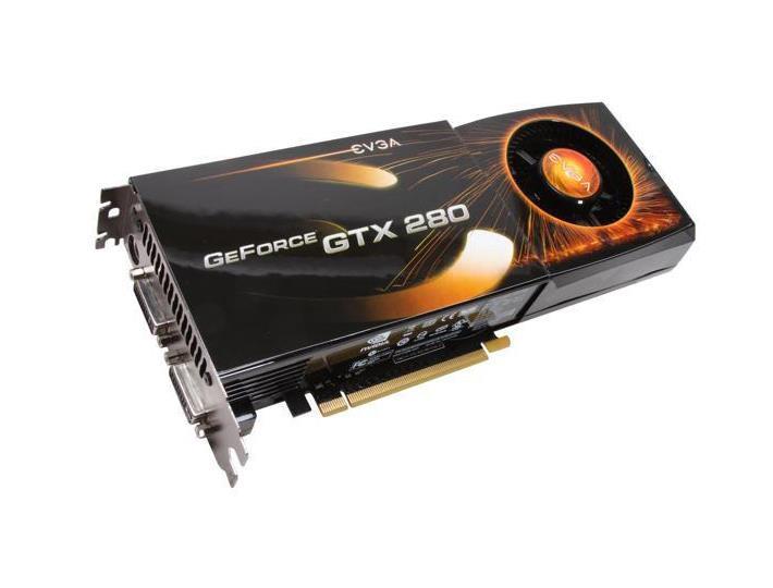 01G-P3-1286-TR EVGA Nvidia GeForce GTX 280 FTW Edition 1GB GDDR3 512-Bit Dual DVI / S-Video Out PCI-Express 2.0 x16 Video Graphics Card