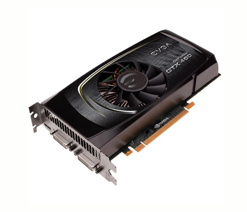 01G-P3-1380-B6 EVGA GeForce GTX 460 SSC+ 1GB 256-Bit GDDR5 PCI Express 2.0 x16 Dual DVI/ mini HDMI Video Graphics Card