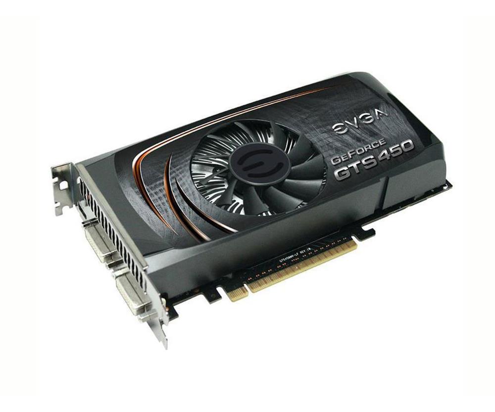 01G-P3-1450-T3 EVGA Nvidia GeForce GTS 450 Superclocked 1GB GDDR5 Dual DVI / Mini-HDMI SLI Ready PCI-Express 2.0 Video Graphics Card