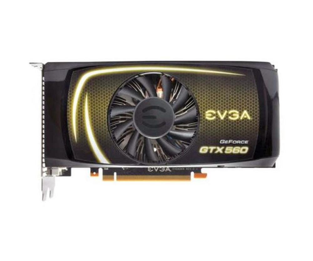 01G-P3-1460-D3 EVGA Nvidia GeForce GTX 560 1GB GDDR5 256-Bit Mini HDMI / Dual DVI PCI-Express 2.0 x16 HDCP Ready SLI Support Video Graphics Card