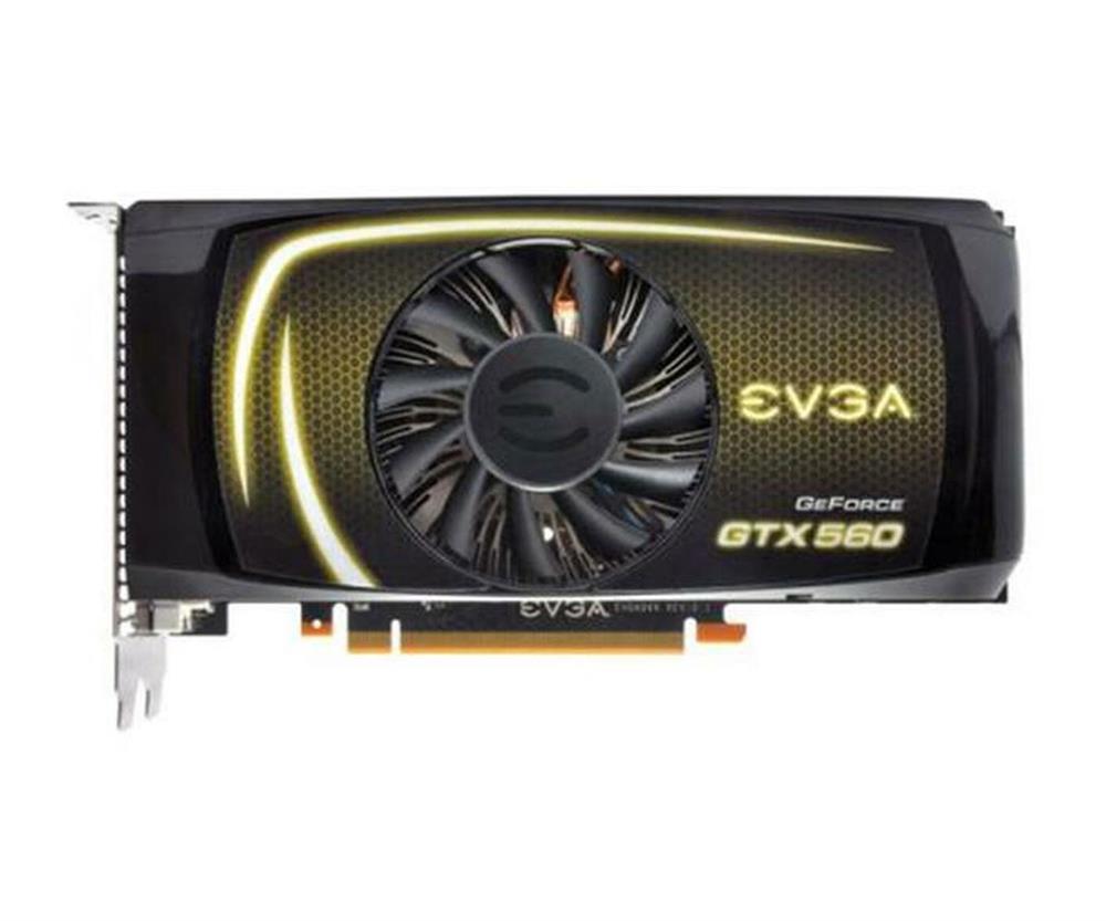 01G-P3-1460-S1 EVGA Nvidia GeForce GTX 560 1GB GDDR5 256-Bit Mini HDMI / Dual DVI PCI-Express 2.0 x16 HDCP Ready SLI Support Video Graphics Card
