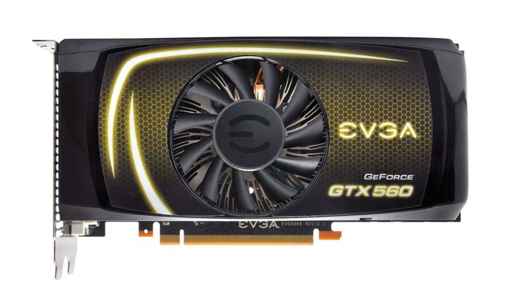 01G-P3-1461-TR EVGA Nvidia GeForce GTX 560 SuperClocked 1GB GDDR5 256-Bit Mini HDMI / Dual DVI PCI-Express 2.0 x16 HDCP Ready SLI Support Video Graphics Card