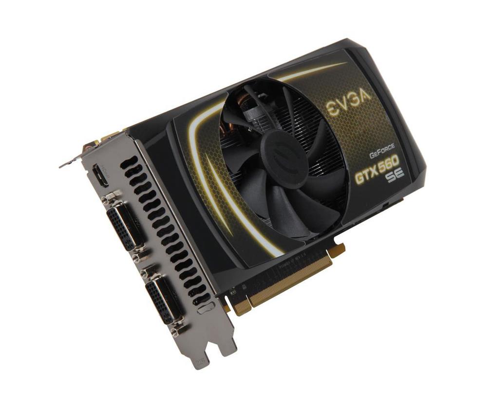 01G-P3-1464-KT EVGA GeForce GTX 560 SE 1GB GDDR5 192-Bit Mini HDMI / Dual DVI / HDCP Ready SLI Support PCI-Express 2.0 x16 Video Graphics Card