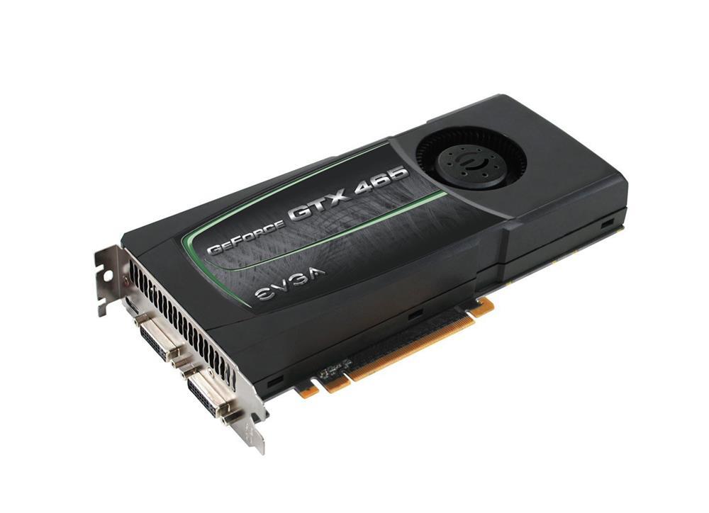 01G-P3-1467-B1 EVGA Nvidia GeForce GTX 465 SuperClocked 1GB GDDR5 256-Bit Mini HDMI / Dual DVI PCI-Express 2.0 x16 Video Graphics Card