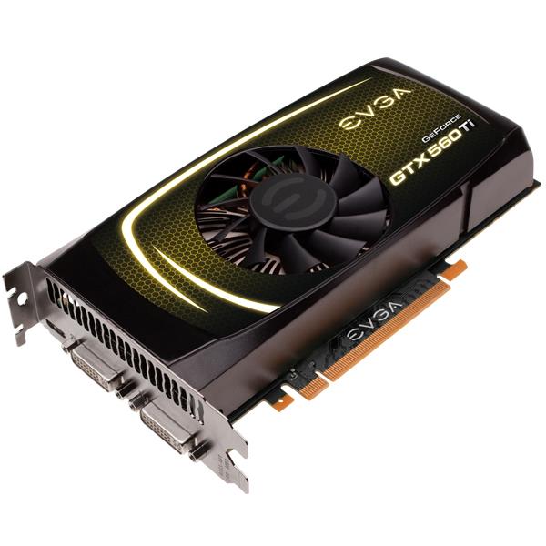 01G-P3-1560-KR EVGA GeForce GTX 560 TI 1GB GDDR5 256-Bit HDCP Ready SLI Support PCI-Express 2.0 x16 Video Graphics Card