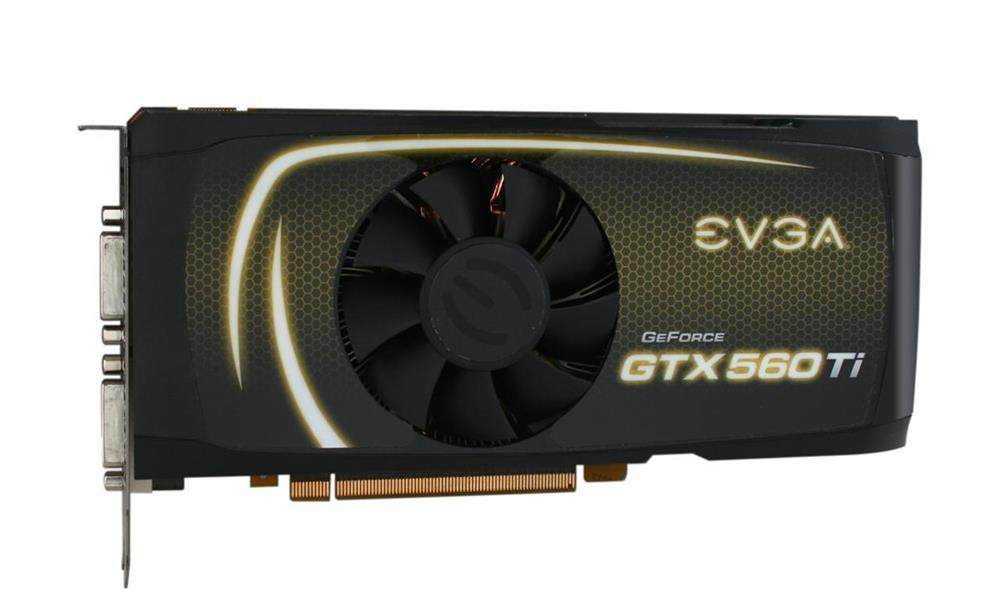 01G-P3-1563 EVGA Nvidia GeForce GTX 560 Ti SuperClocked 1GB GDDR5 256-Bit Mini HDMI / Dual DVI / HDCP Ready SLI Support PCI-Express 2.0 x16 Video Graphics Card