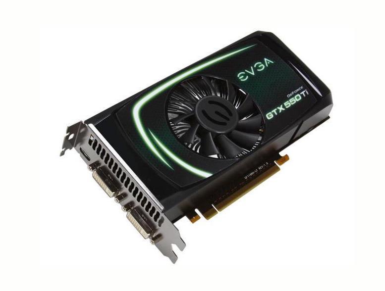 01G-P3-2056-LX EVGA GeForce GTX 550 TI 1GB GDDR5 Mini HDMI / Dual DVI SLI Ready PCI-Express 2.0 Video Graphics Card
