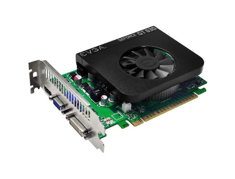 01G-P3-2632-B1 EVGA Nvidia GeForce GT 630 (Dual Slot) 1GB GDDR5 128-Bit HDMI / DVI-I / VGA PCI-Express 3.0 x16 Video Graphics Card
