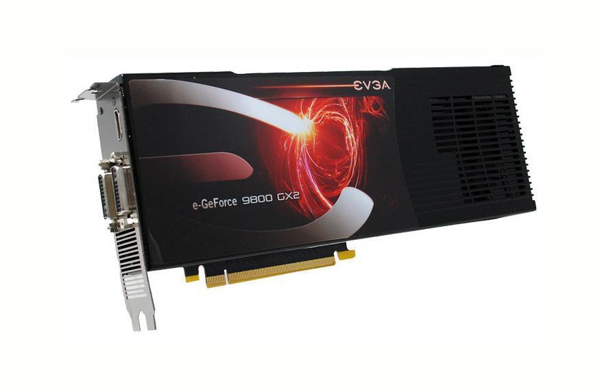01G-P3-N897-K4 EVGA GeForce 9800 GX2 SSC 1GB GDDR3 512-Bit HDCP Ready SLI Supported PCI-Express 2.0 x16 Video Graphics Card