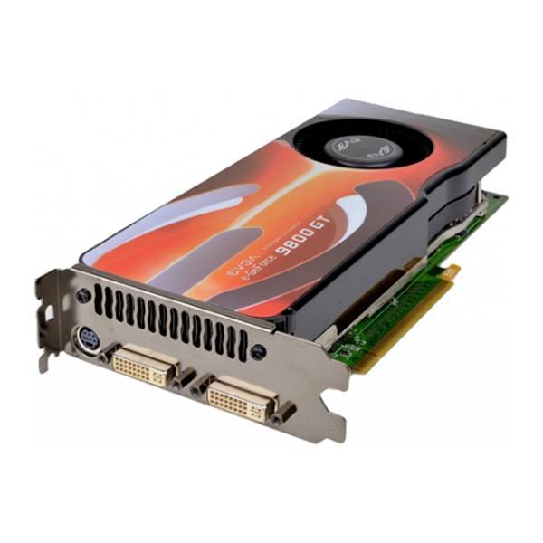 01G-P3-N983-KT EVGA GeForce 9800 GT AKIMBO Edition 1GB GDDR3 256-Bit Dual DVI/ HDTV/ S-Video Out/ HDCP Ready/ SLI Support PCI-Express 2.0 x16 Video Graphics Card