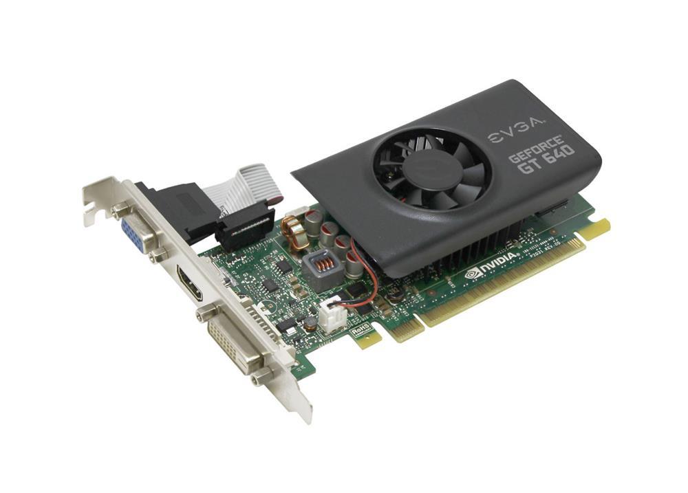 01GP32642L1 EVGA Nvidia GeForce GT 640 OC 1GB GDDR5 64-Bit DVI/ HDMI PCI-Express 3.0 x16 Video Graphics Card