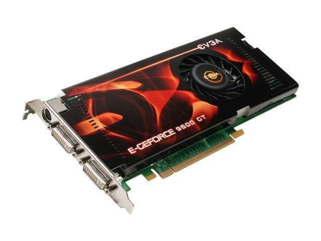 01GP3N869LA EVGA GeForce 9600GT 1GB Dual DVI/ HDTV PCI-Express Video Graphics Card