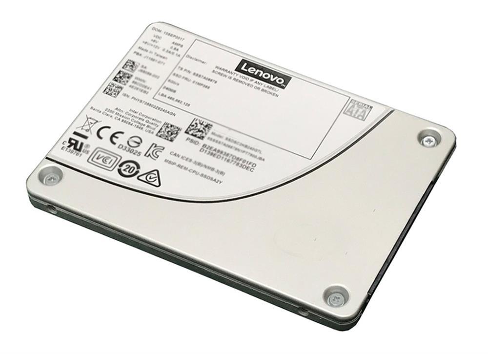01PE344 Lenovo 960GB TLC Mainstream SATA 3.0 6Gbps Hot Swap 3.5-inch Internal Solid State Drive (SSD)