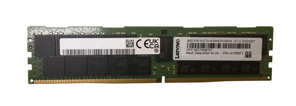 01PE871 Lenovo 256GB PC4-23400 DDR4-2933MHz Registered ECC CL21 288-Pin DIMM 1.2V Octal Rank Memory Module