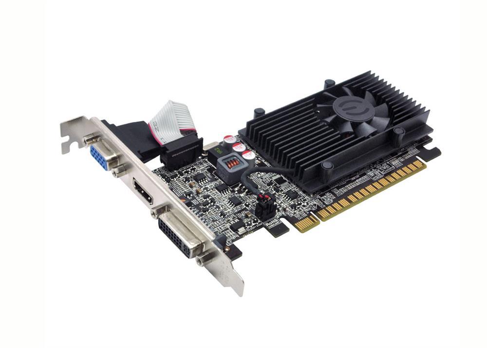 02G-P3-1529-A1 EVGA Nvidia GeForce GT 520 2GB DDR3 64-Bit HDMI/ D-Sub/ DVI/ HDCP Ready PCI-Express 2.0 x16 Low Profile Video Graphics Card