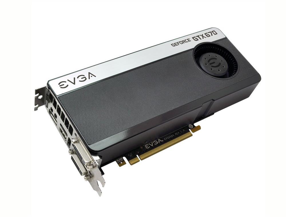 02G-P4-2672-B1 EVGA Nvidia GeForce GTX 670 2GB GDDR5 256-Bit HDMI / DisplayPort / Dual DVI PCI-Express 3.0 x16 Video Graphics Card
