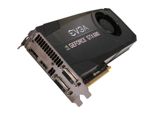 02G-P4-2682 EVGA Nvidia GeForce GTX 680 2GB GDDR5 256-Bit HDCP Ready/ SLI Support PCI-Express 3.0 x16 Video Graphics Card